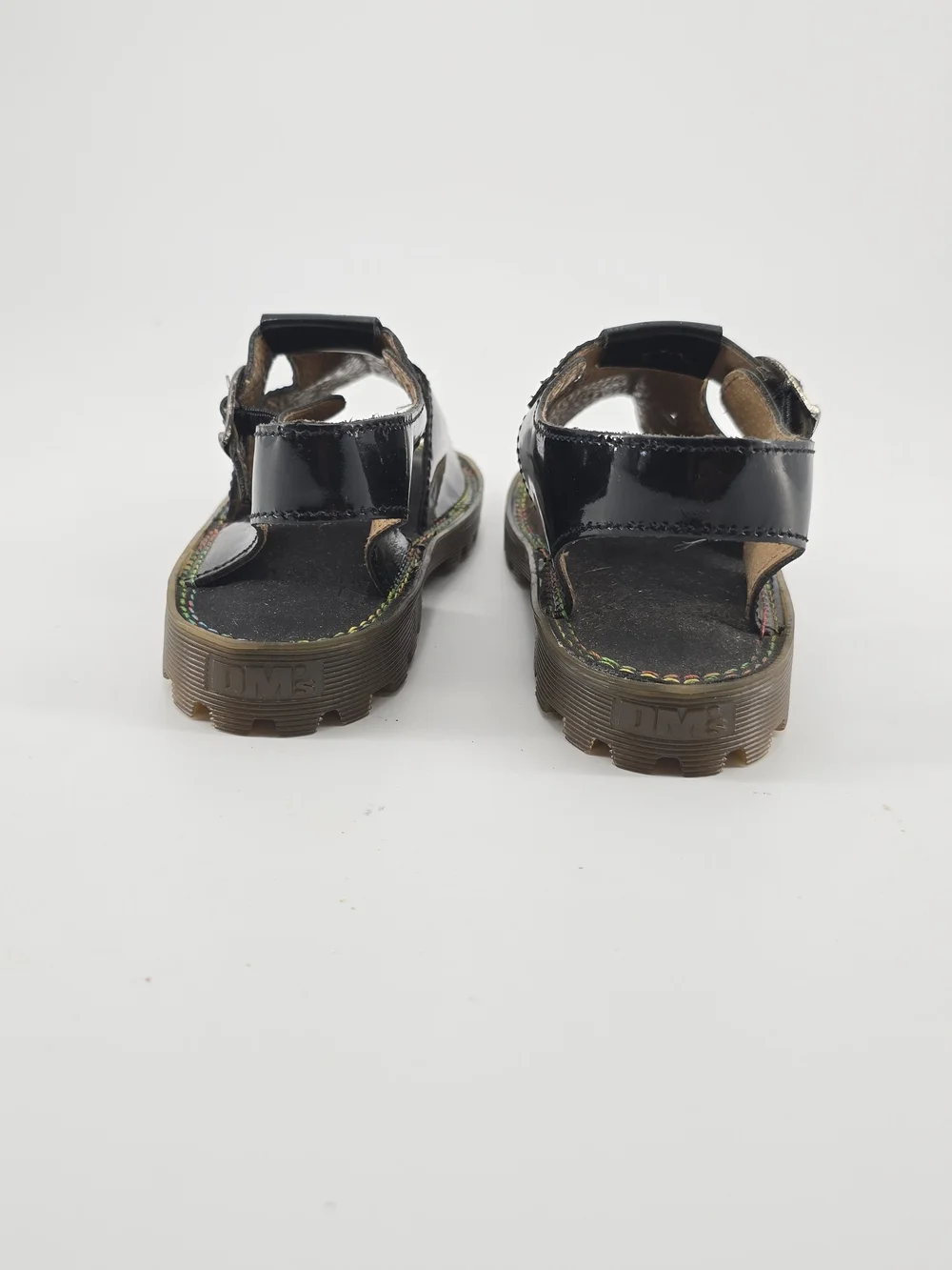 Vintage Dr. Martens 6489 Black Sandals – Made in England – UK2, US 3 Kids